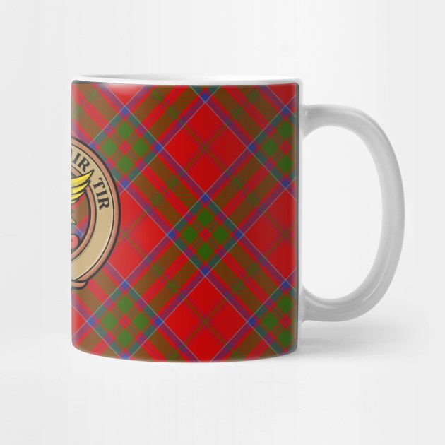 Clan MacDonald of Keppoch Crest over Tartan by sifis